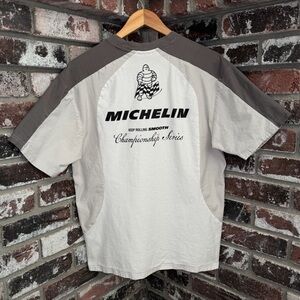 Michelin Tires Keep Rolling Smooth Champion Series 3-Colored Thick Tshirt